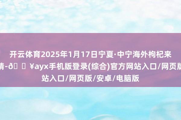 開云體育2025年1月17日寧夏·中寧海外枸杞來回中心價錢行情-??ayx手機版登錄(綜合)官方網站入口/網頁版/安卓/電腦版