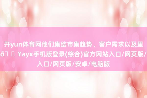 開yun體育網他們集結市集趨勢、客戶需求以及里面運營數據-??ayx手機版登錄(綜合)官方網站入口/網頁版/安卓/電腦版